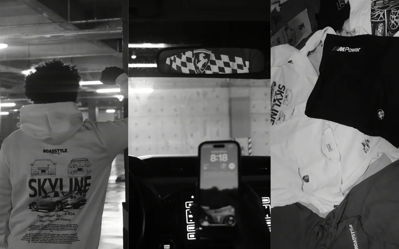 Beige and White Modern Clean Simple Fashion Website UI Prototype (1) JDM Toyota AE86 Hoodie - Midnight Rearview Edition