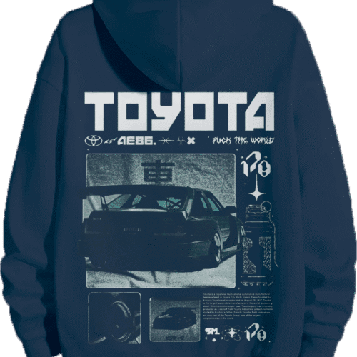 mock up11psd copy JDM Toyota AE86 Hoodie - Midnight Rearview Edition